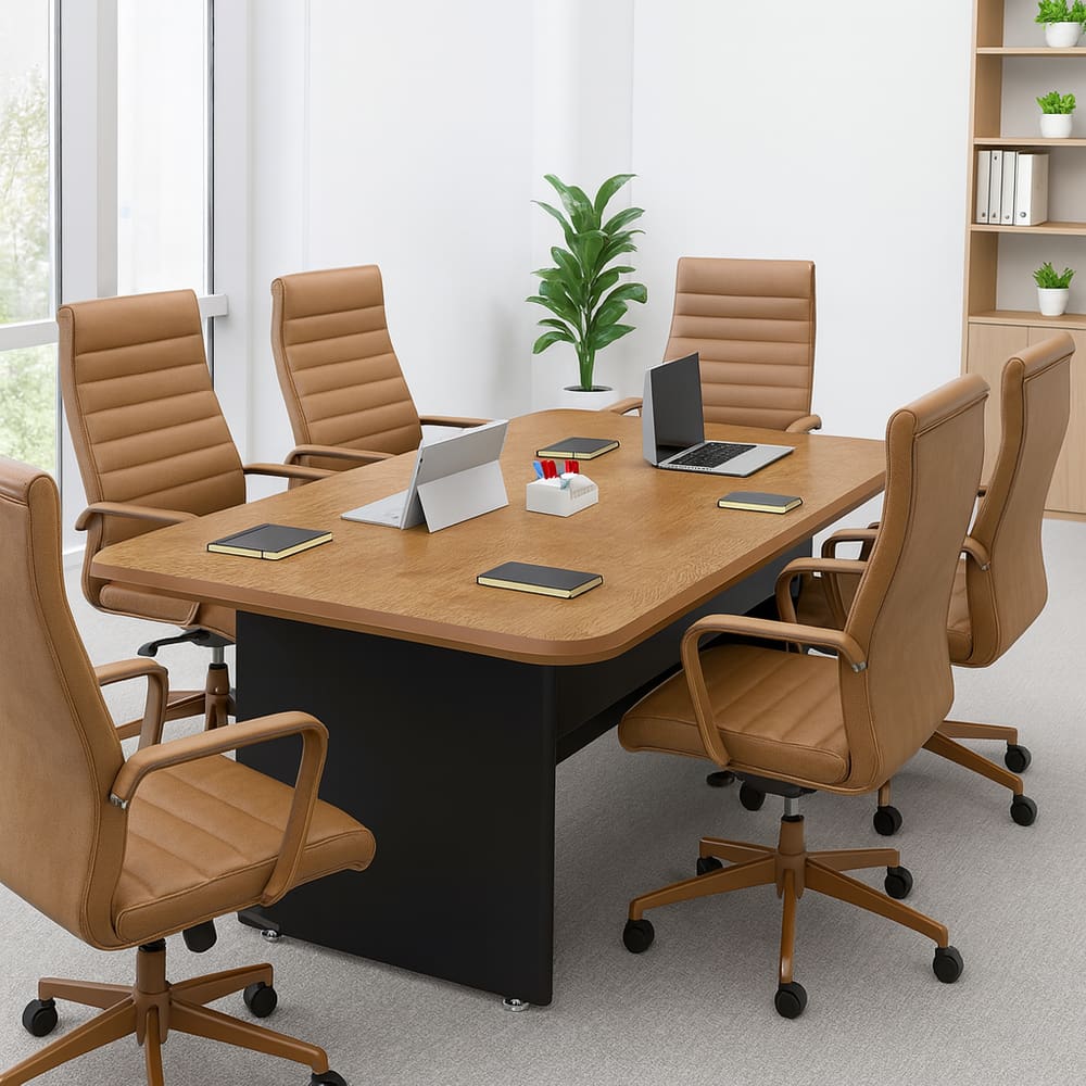 Mesa Para Sala De Reunião Escritório Grande Retangular 160cm