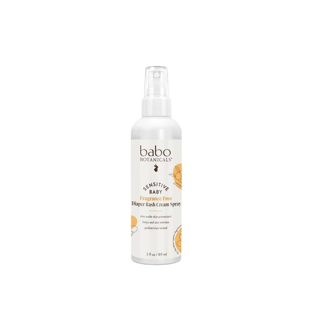 Spray de creme para assaduras Babo Botanicals Sensitive Baby