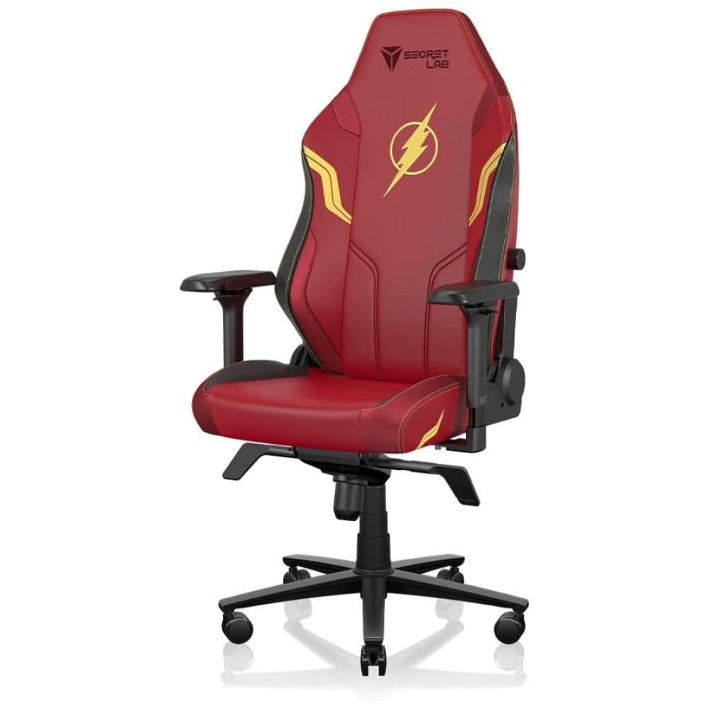 Cadeira Gamer Ergonômica Reclinável com Apoios 4D para Lombar e Cabeça, Secretlab Flash, Vermelha