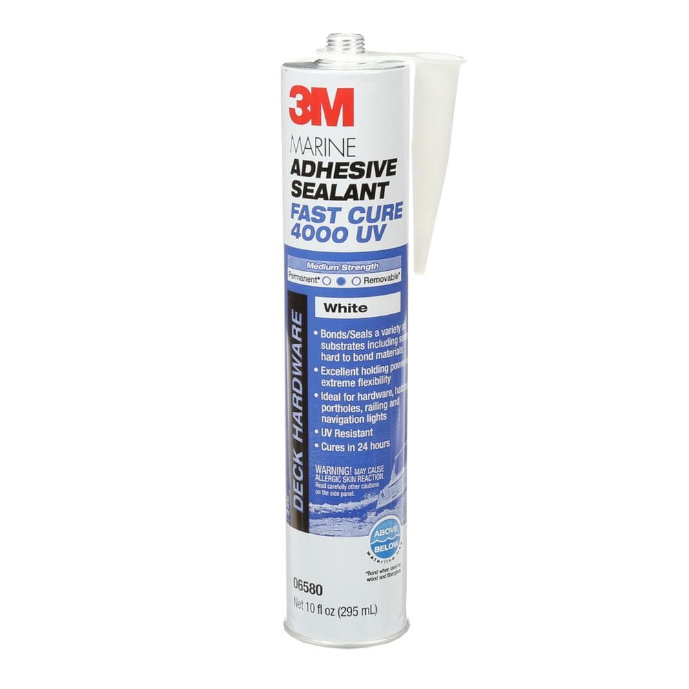 Selante adesivo 3M 06580 Marine Waterproof White 295ml
