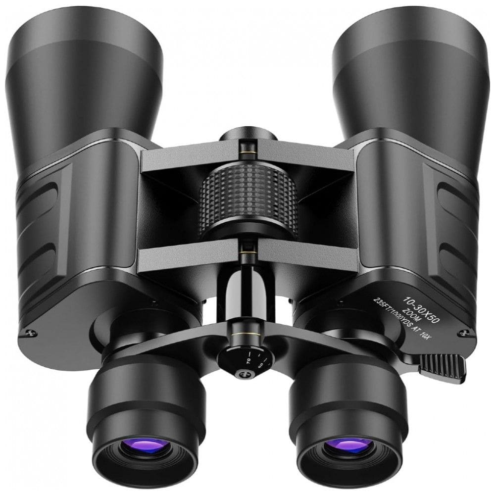 Binóculos de Zoom Militar de Alta Potência 10-30x50 para Adultos, Visão Noturna em Baixa Luz e Impermeável para Uso Diário