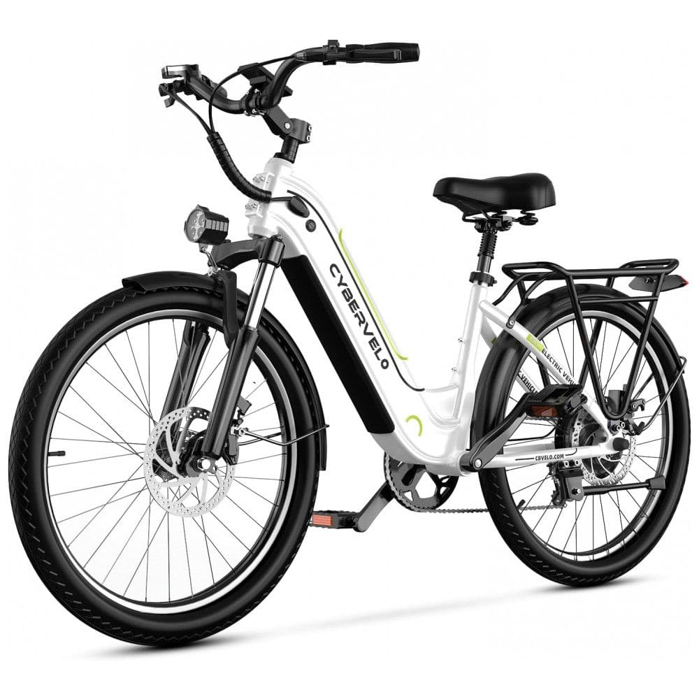 Bicicleta Elétrica Cybervelo 1000 Peak para Adultos, Autonomia de até 80 Milhas com Bateria Removível, E-Bike Elétrica de 26 Polegadas com 7
