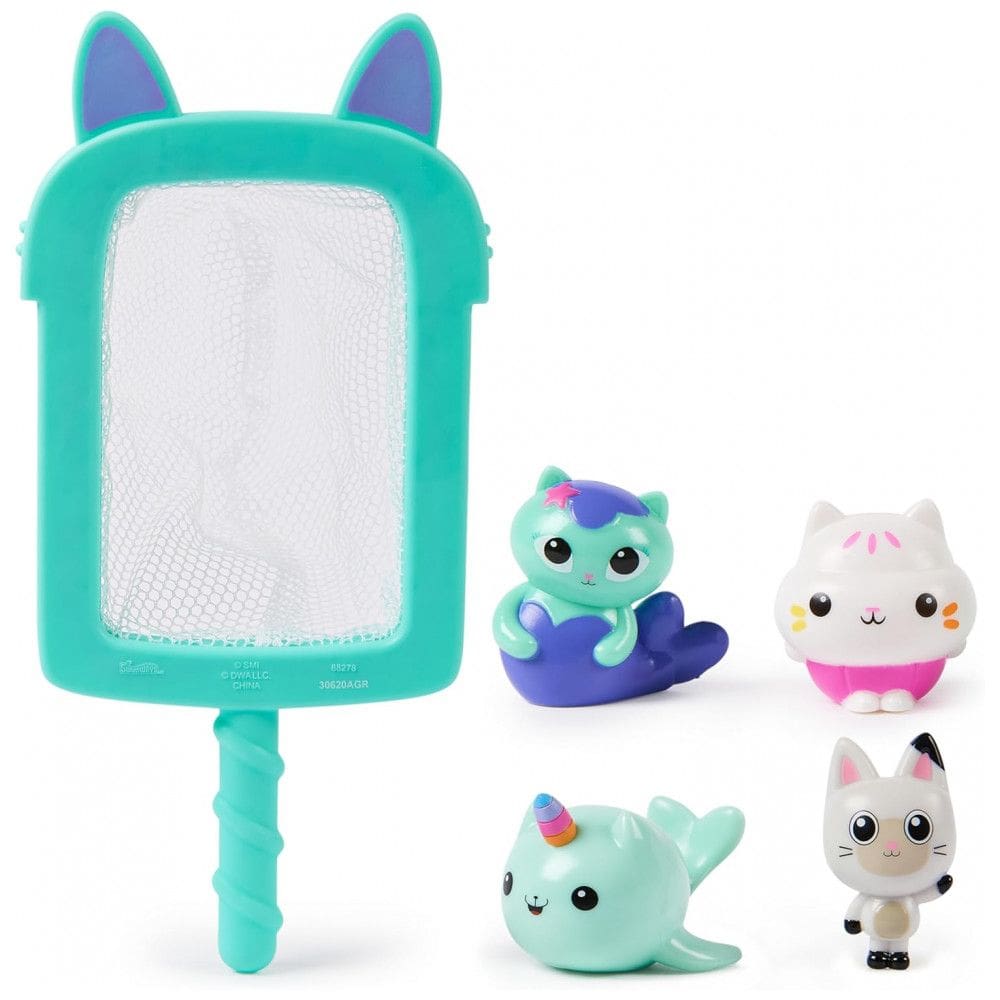 Divertido Jogo de Mergulho Swimways Gabbys Dollhouse Dive n Catch, Acessórios de Piscina para Crianças, Brinquedos Aquáticos para Festa