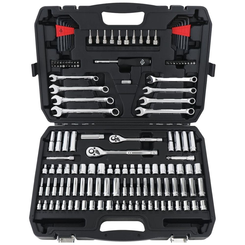 Ferramenta Automotiva Kit de Ferramentas Para Soquete Mecânico Com Estojo 145 Peças