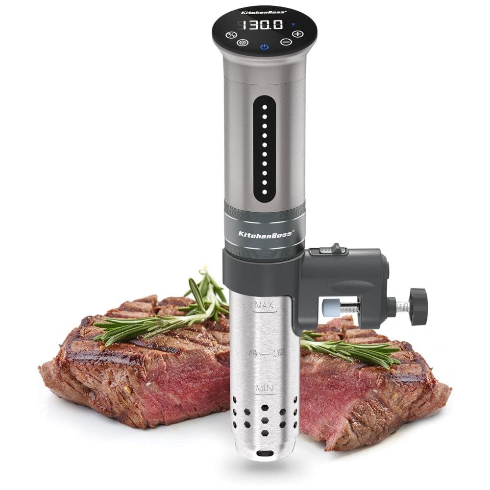 Termocirculador Sous Vide 1100 Watt IPX7 Fogão de Imersão, 110v, KITCHENBOSS A01G310S11U, Preto