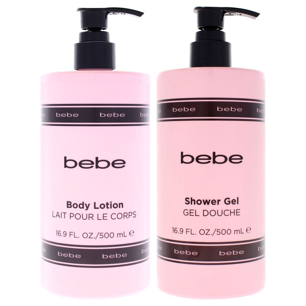 Kit de loção corporal Bebe para mulheres - 2 peças