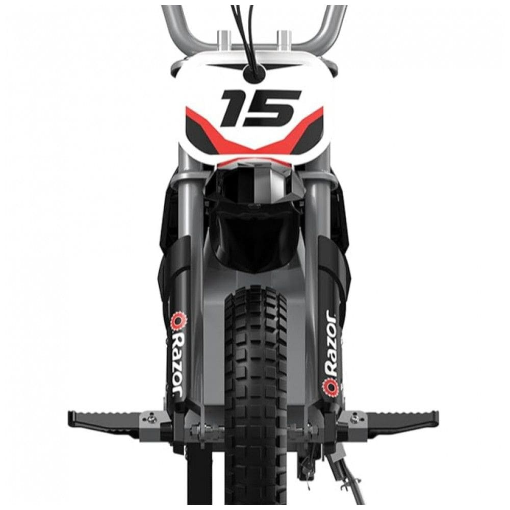 Razor MX400 Dirt Rocket: Moto Elétrica para Crianças de 8 Anos, até 140 lb, Bateria de 24V, 14 Mph, 30min de Autonomia