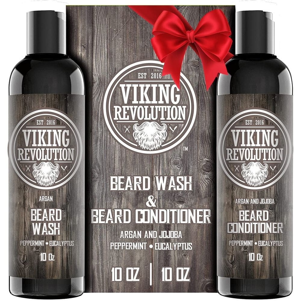 Conjunto de shampoo e condicionador para barba Viking Revolution 300mL