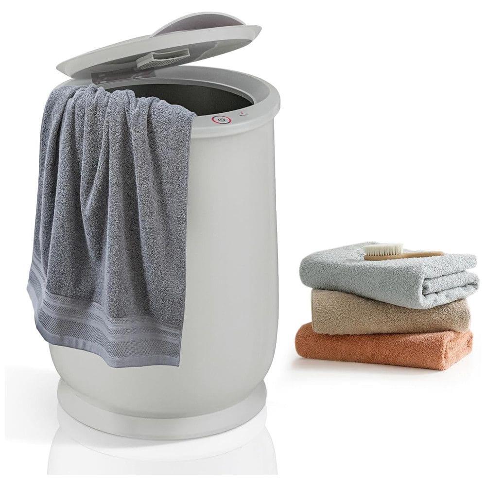 Aquecedor de Toalha Elétrico 21L com Desligamento Automático, 110V, WELLHUT, Cinza Claro