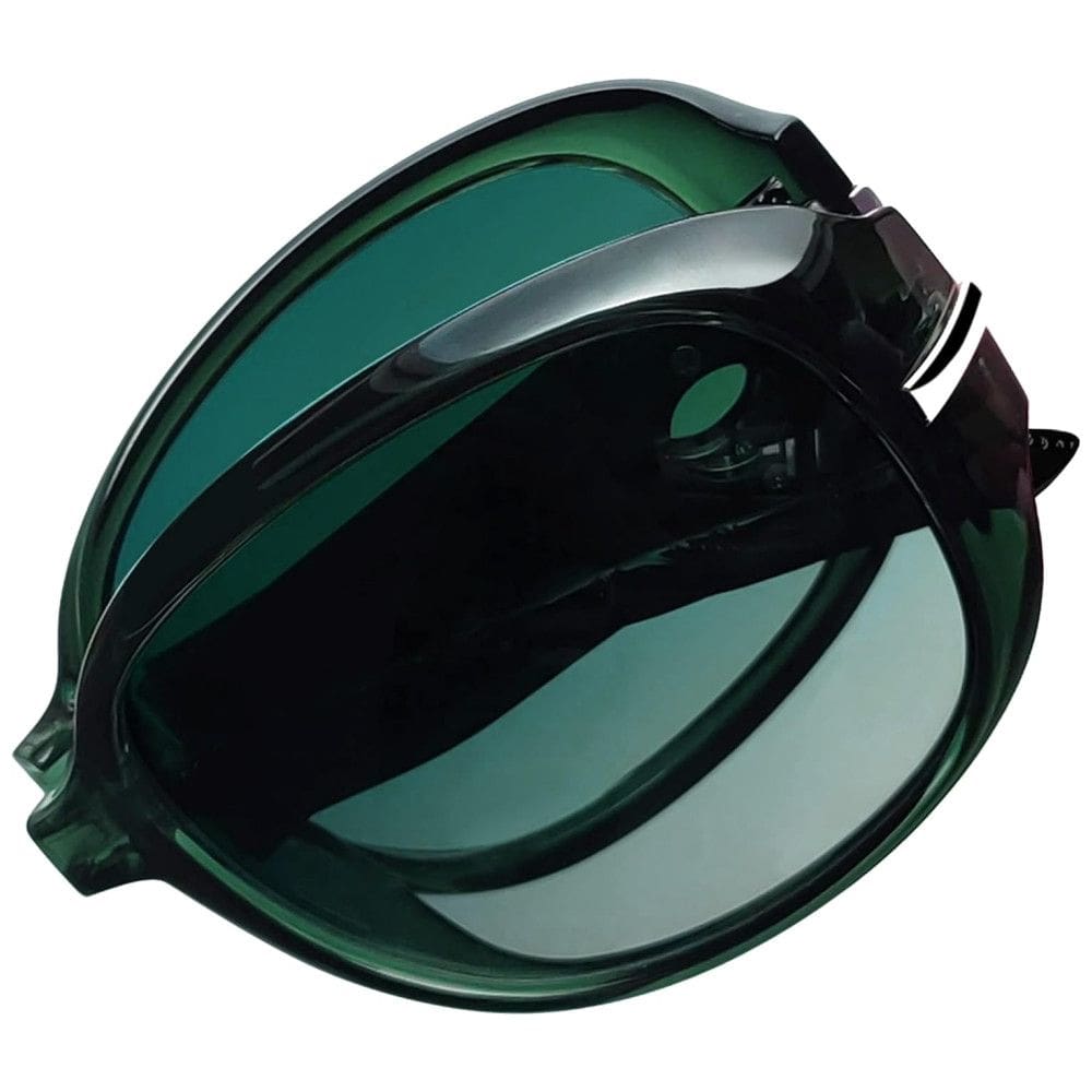 Óculos de Sol Feminino Dobrável com Proteção UV, Joopin A13, Verde Transparente