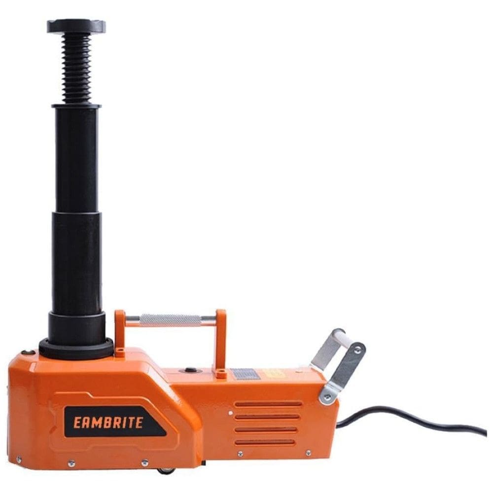 Macaco Elétrico Automotivo, 12V até 4,5 Toneladas com Luz LED e Trava, EAMBRITE, Laranja