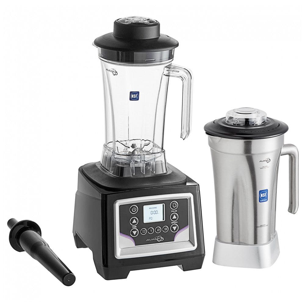 Liquidificador Industrial AvaMix BX2100PS 3,55 cv com Controle Touchpad Programável de 8 Velocidades, Temporizador, Jarra de Aço Inoxidável