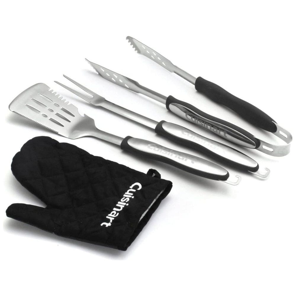 Conjunto de ferramentas de grelha com luva, preto 3 peças, CUISINART CGS 134BL, Preto
