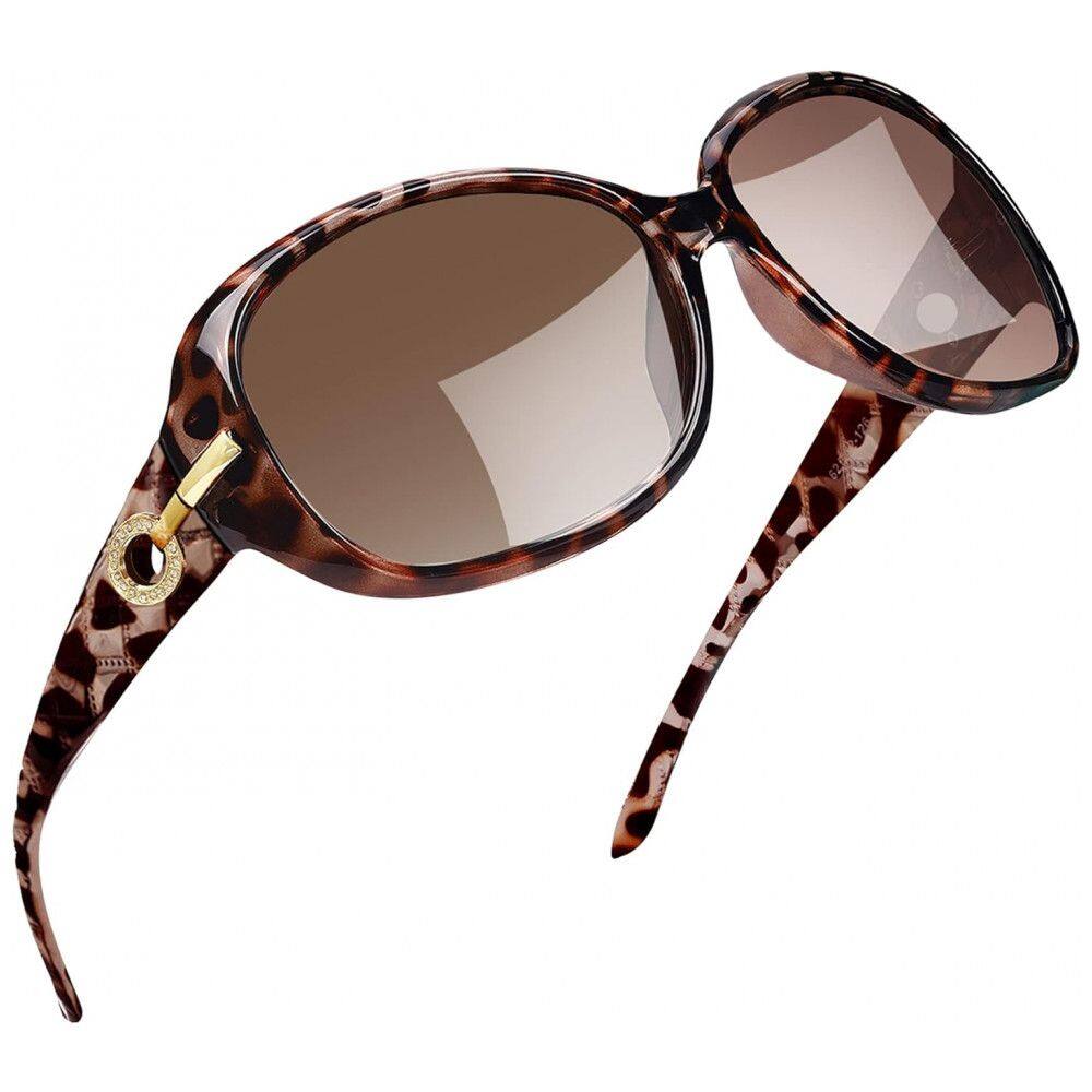 Óculos de Sol Feminino com Proteção UV, Joopin A05, Marrom