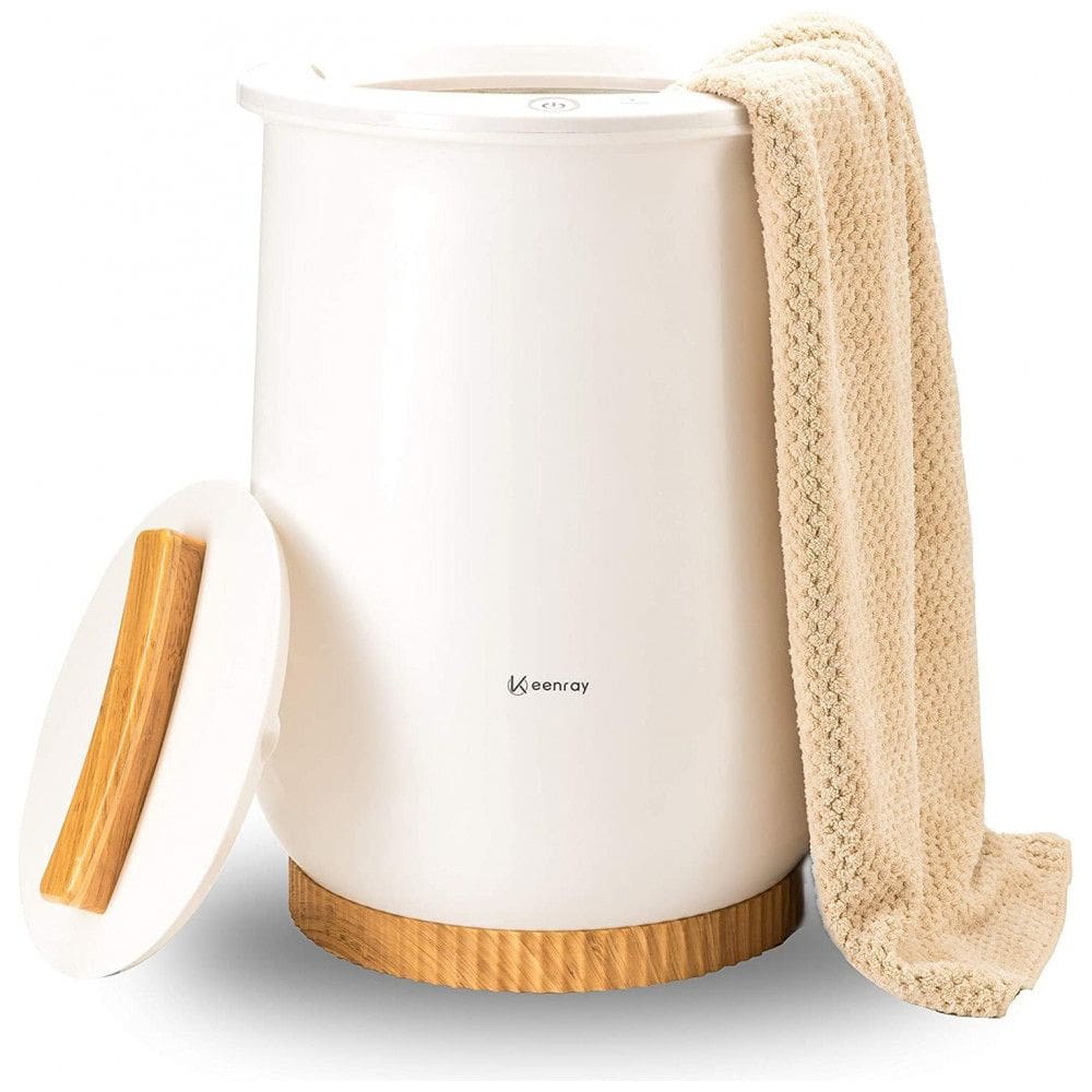 Aquecedor de Toalha Elétrico até 2 Toalhas com Desligamento Automático, 110V, Keenray CL1, Branca