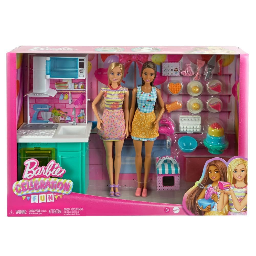 Boneco de brinquedo Barbie Celebration Fun Playset
