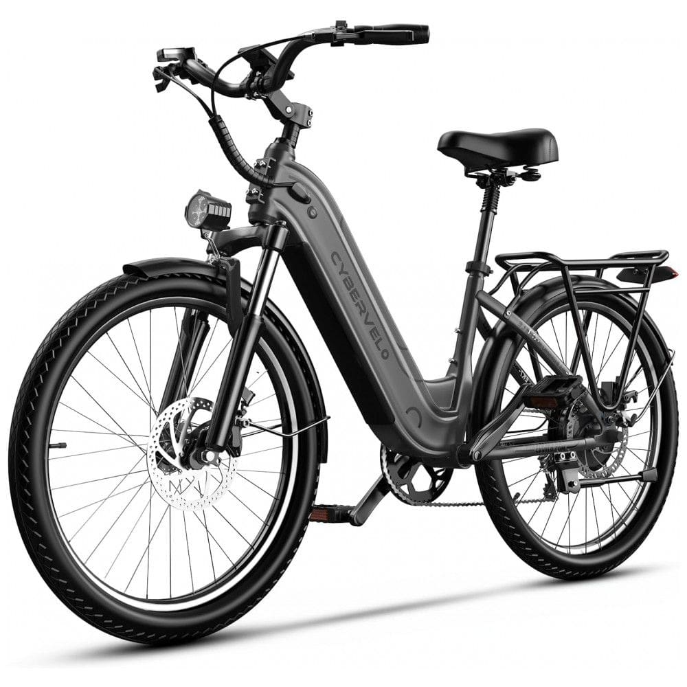 Bicicleta Elétrica 1000 Peak para Adultos, Autonomia de até 80 Quilômetros com Bateria Removível, E-bike de 26`` com 7 Velocidades para