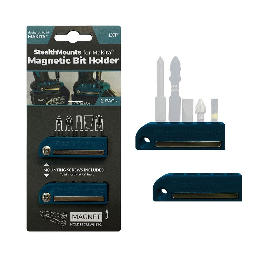 Porta-brocas magnético StealthMounts para perfuratrizes Makita, pacote com 2