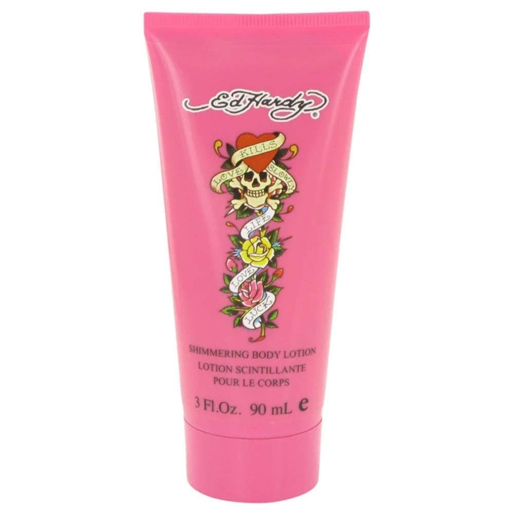Loção corporal Christian Audigier Ed Hardy para mulheres 200ml