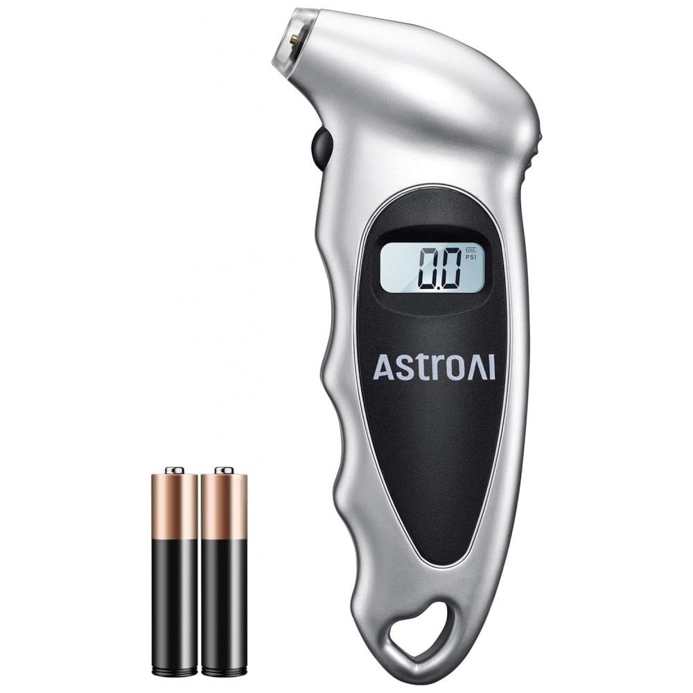 Calibrador Digital de Pressão de Pneus AstroAI com Bateria AAA Substituível, 150 PSI 4 Configurações para Carro, Caminhão e Bicicleta