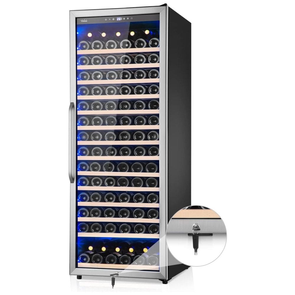 Adega Climatizada Profissional e Silenciosa para 179 Garrafas, 382 L, 110V, Velieta, Preta