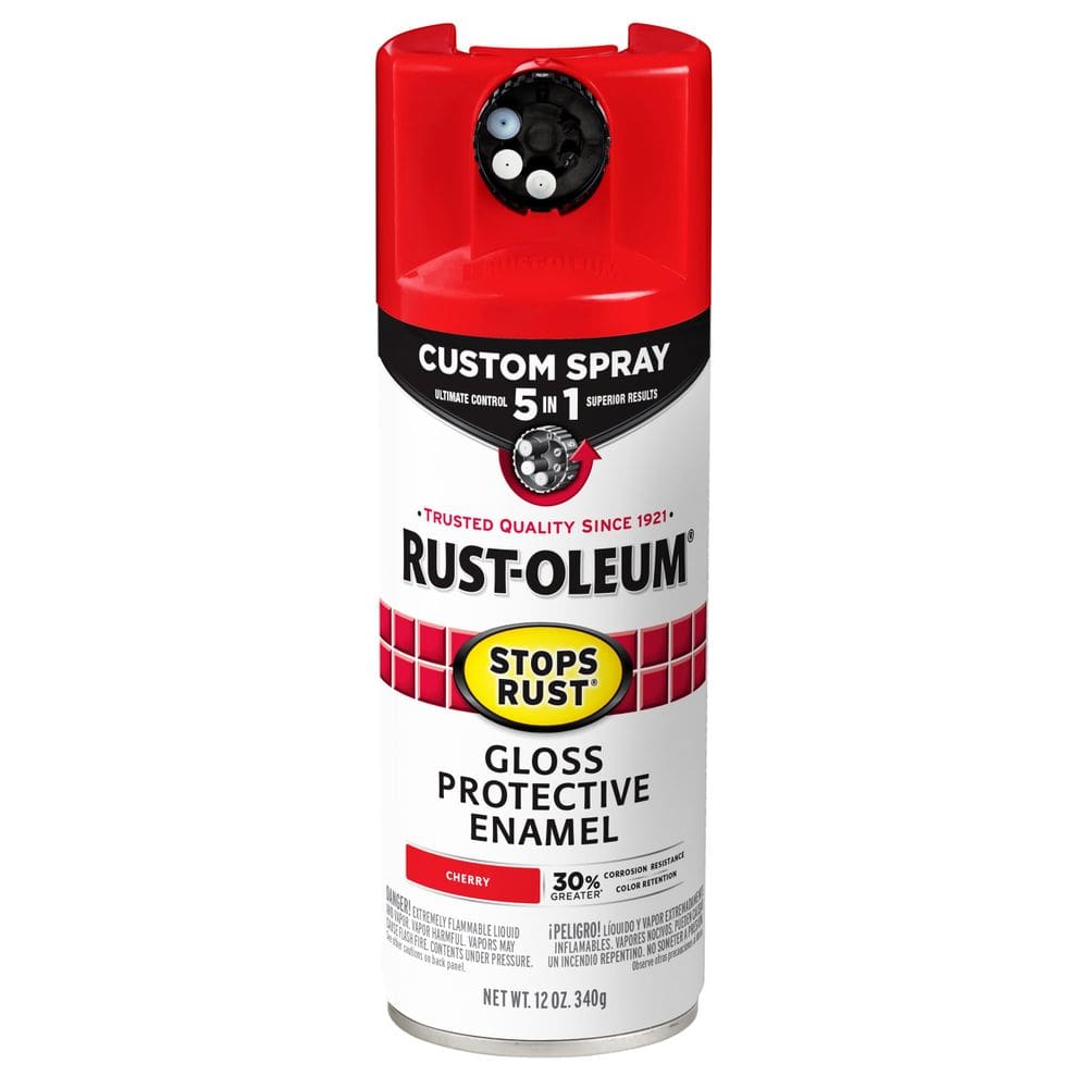 Pintura Rust-Oleum Stops Rust Spray Personalizado 340 g Cereza