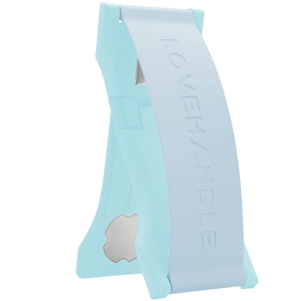 Suporte para telefone LOVEHANDLE PRO Premium em silicone azul gelado