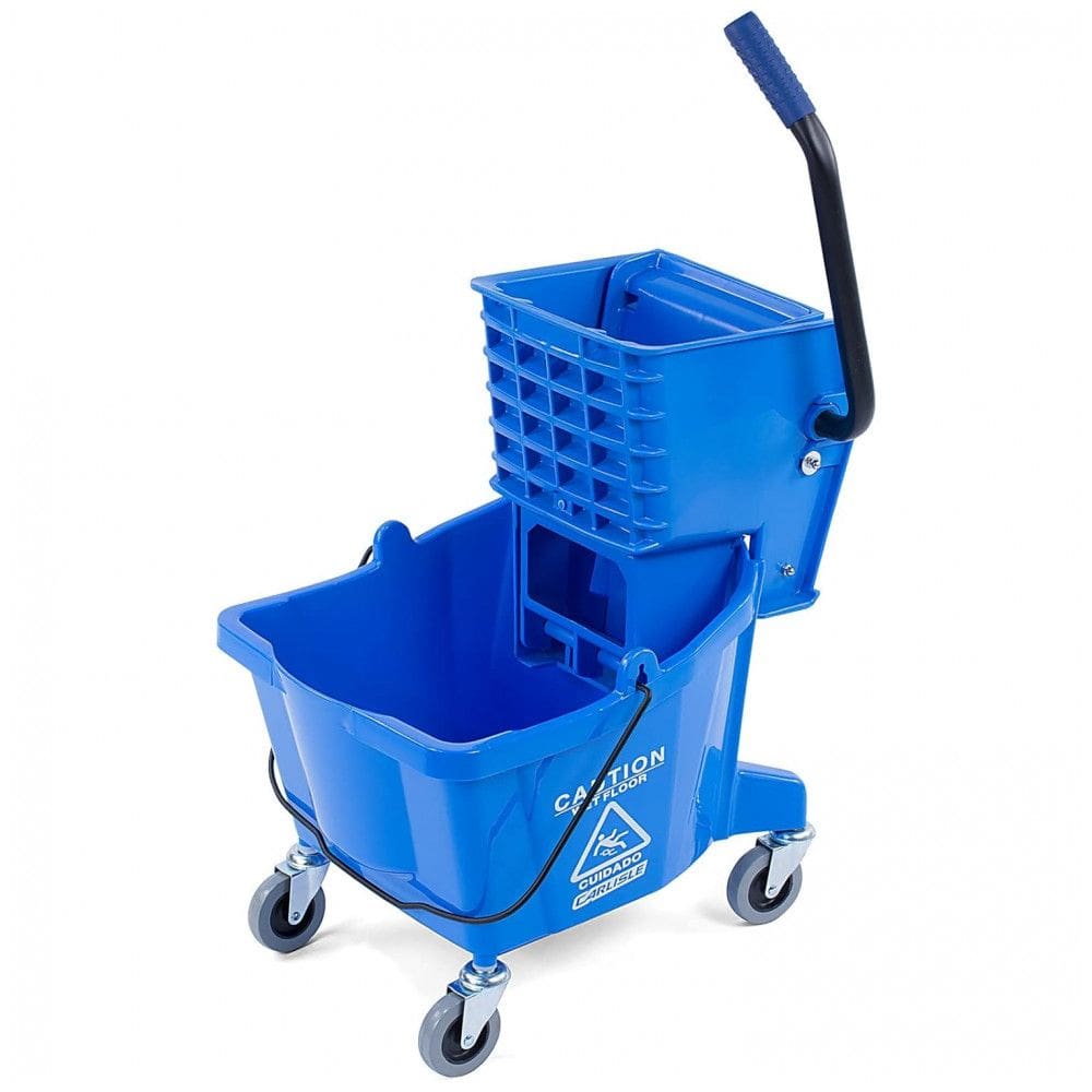 Balde Profissional 26 Litros com Espremedor Lateral Carlisle Azul