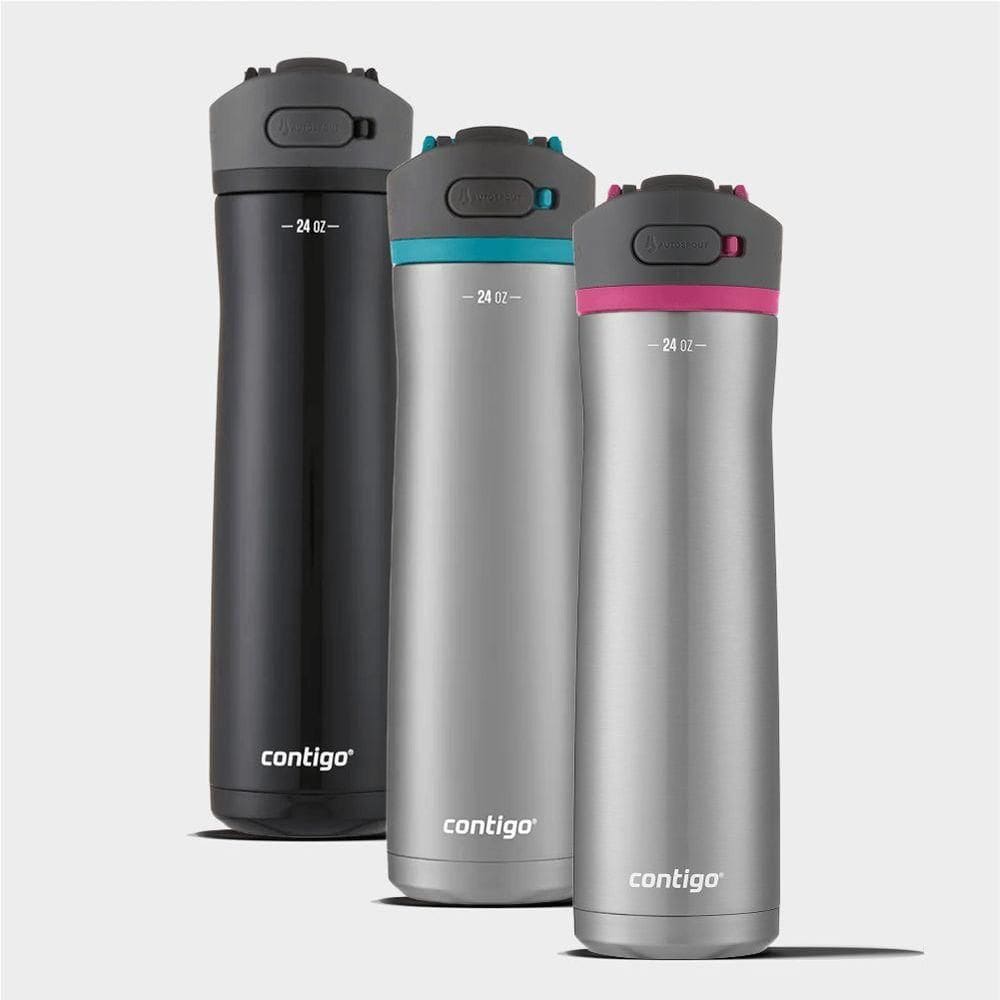 Kit Com 3 Garrafas Térmicas Ashland Chill Autospout® Contigo | 709ml