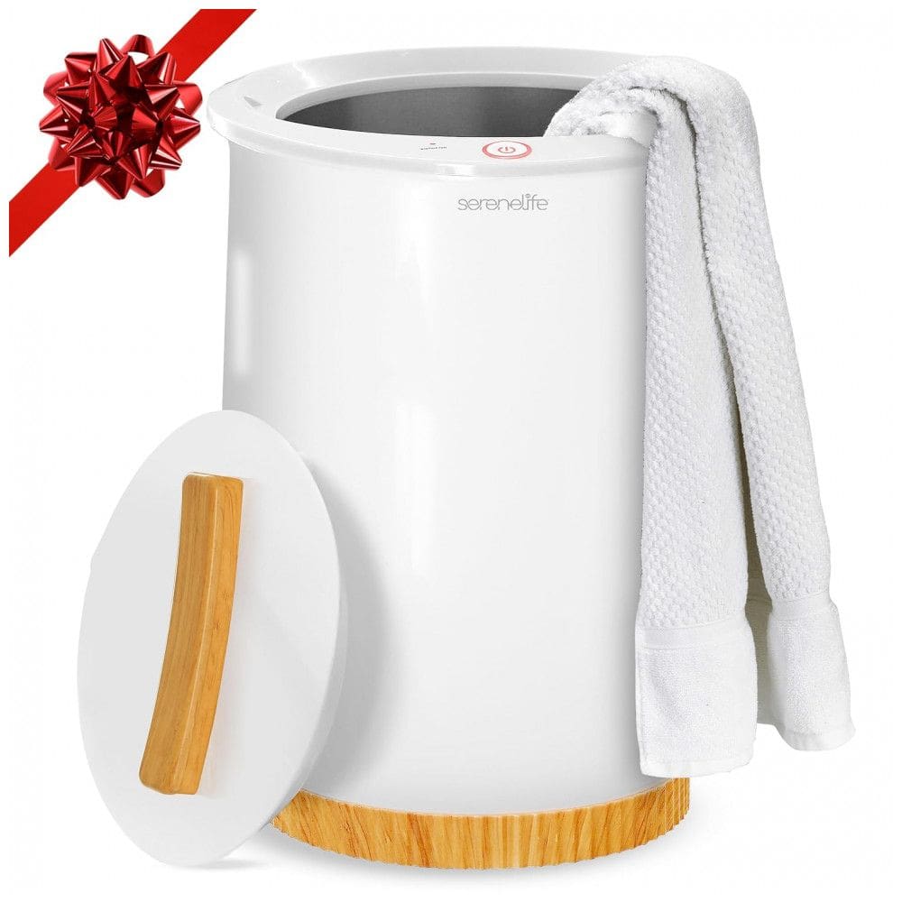 Aquecedor de Toalha Elétrico até 2 Toalhas com Desligamento Automático, 110V, SereneLife, Branco