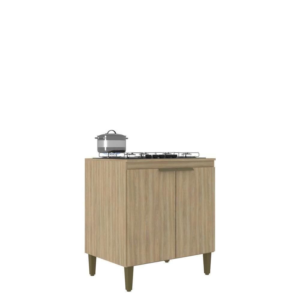 Balcao Cooktop 80 Cm 5 Bocas Dourado