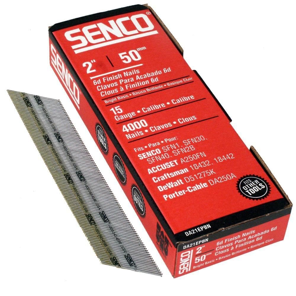 Sistemas de fixação Finish Nail Senco DA21EPBN 4000CT 2 15G