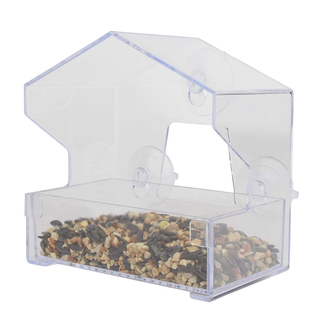 Comedero para Pájaros de Ventana Exterior Perky-Pet 345 Transparente 0.23 kg