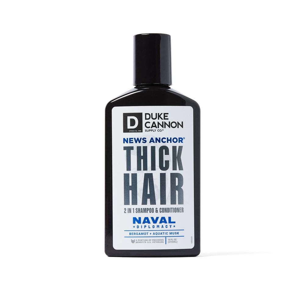 Shampoo e condicionador para lavagem de cabelo Duke Cannon Naval Diplomacy