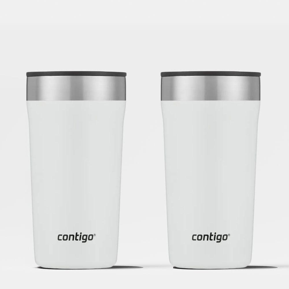 Kit Com 2 Copos Térmicos Street Branco Contigo | 473ml