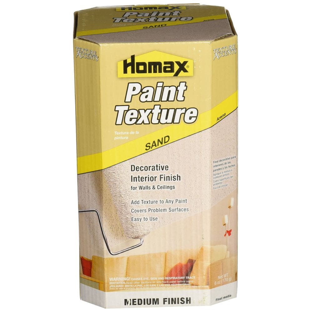 Areia com textura de tinta rolante Homax Liquid Nails de 1 galão