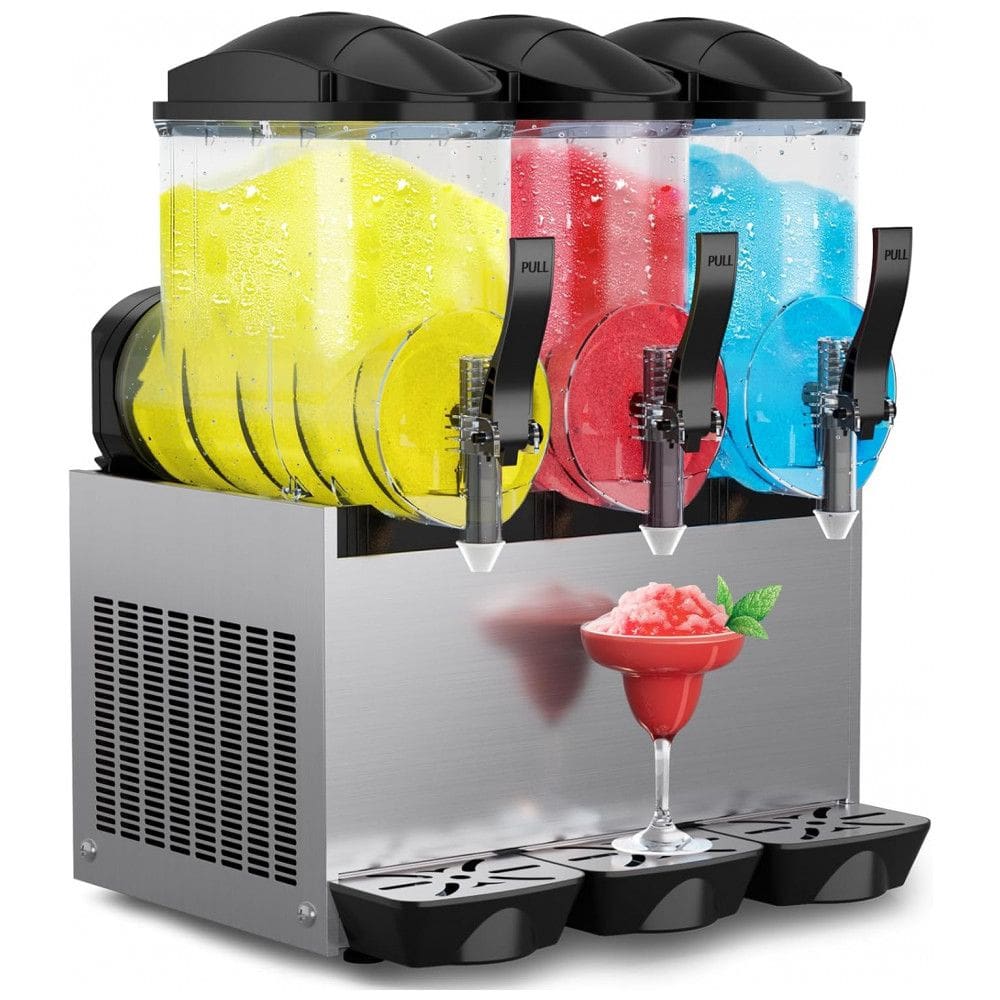 Máquina de Raspadinha Drinks Comercial Mojgar para Bebidas Geladas, 45L 1300W 110V, Grande Fabricante de Raspadinhas, Máquina de Margarita