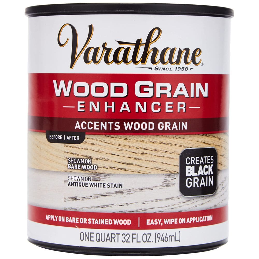 Dosehold Stain Rust-Oleum Varathane Wood Grain Enhancer Black 945ml