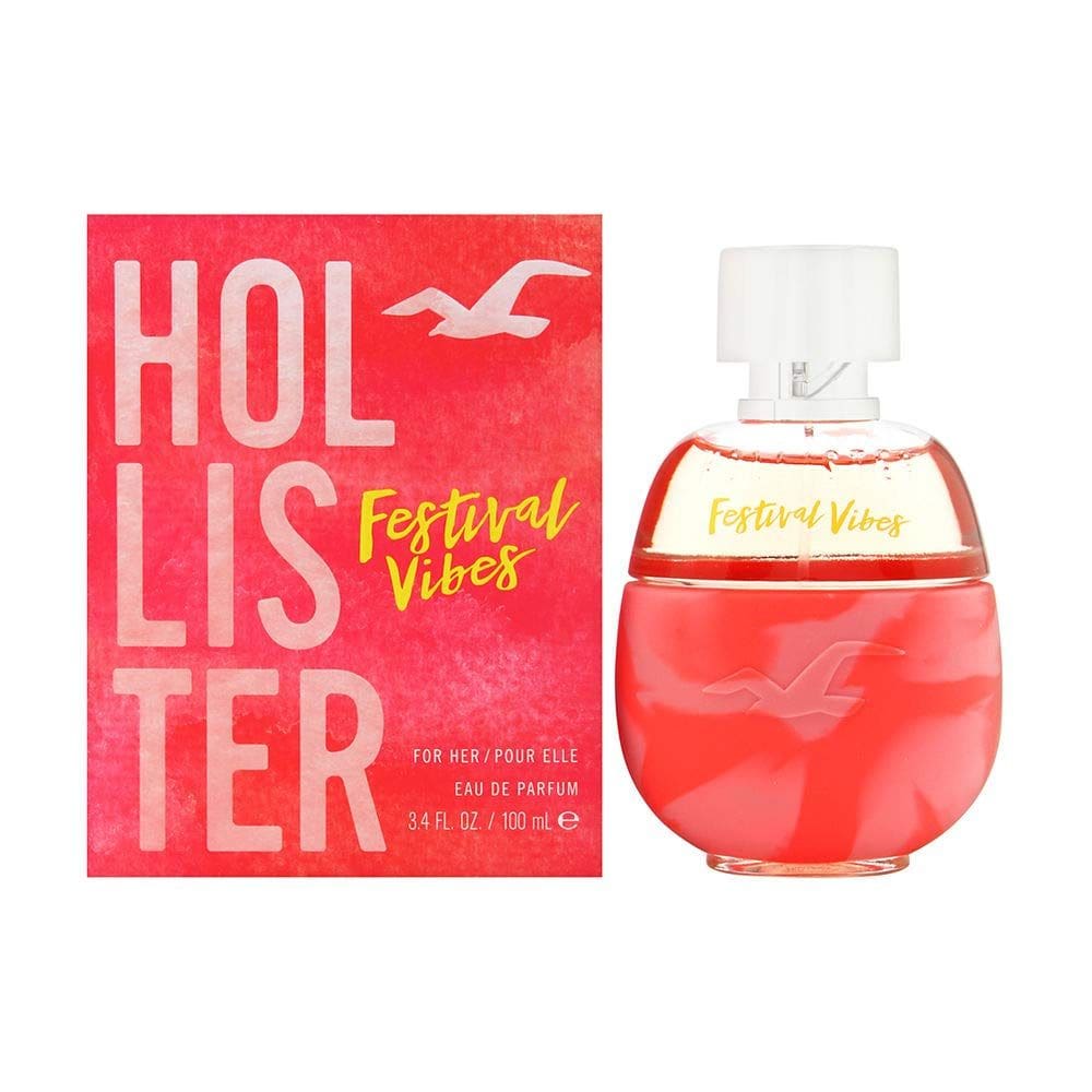 Perfume Hollister Festival Vibes Eau de Parfum 100ml para mulheres