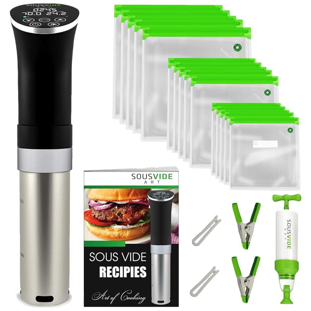 Termocirculador Sous Vide Fogão 1000W, 110v, SOUSVIDE ART, Preto