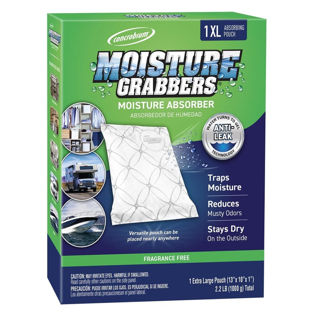 Absorvedor de umidade Concrobium Moisture Grabbers XL 1000g