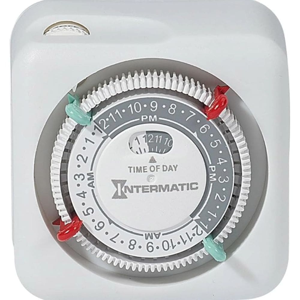 Temporizador Intermatic TN111K de 15 A, controle interno de 24 horas