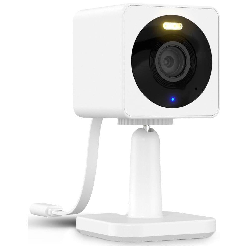 Câmera de Segurança Interna 1080p HD WIFI com Visão Noturna e Áudio Bidirecional WYZE Branca