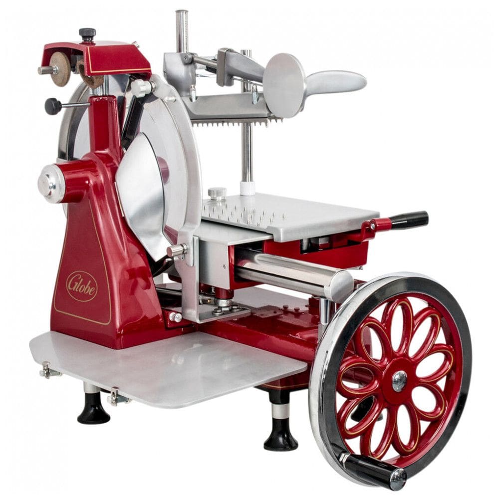 Fatiador Industrial Manual de Carne Globe FS12 12 Vermelho com Volante