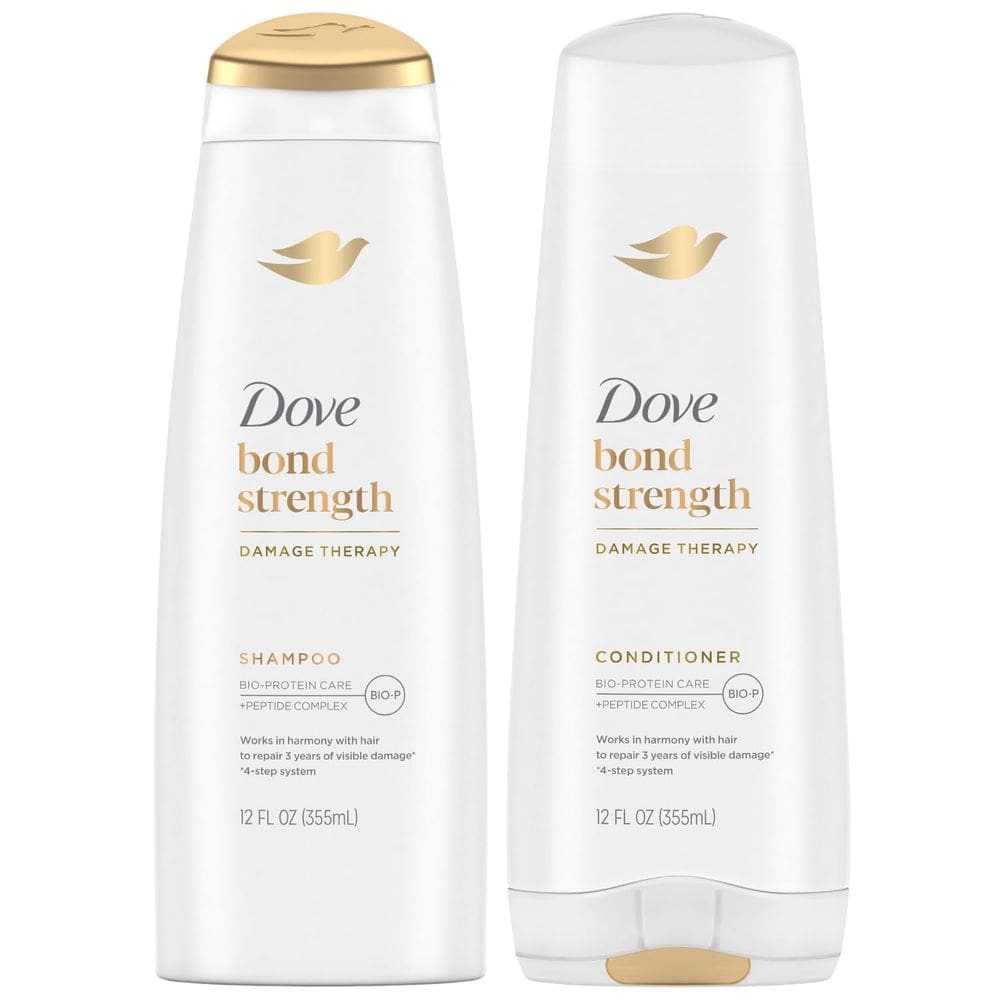 Conjunto de shampoo e condicionador Dove Bond Strength 360ml