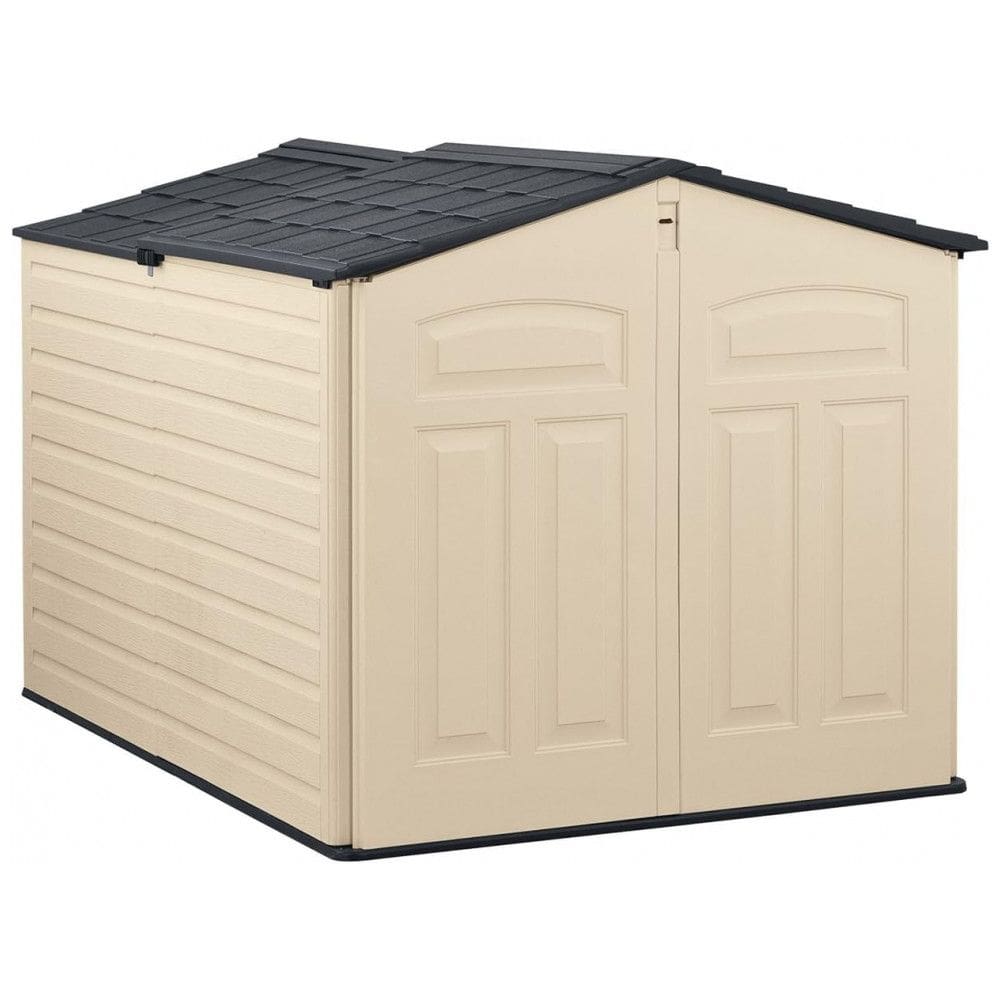 Galpão Externo Resistente para Jadrim, Quintal e Piscina, Rubbermaid, Arenito