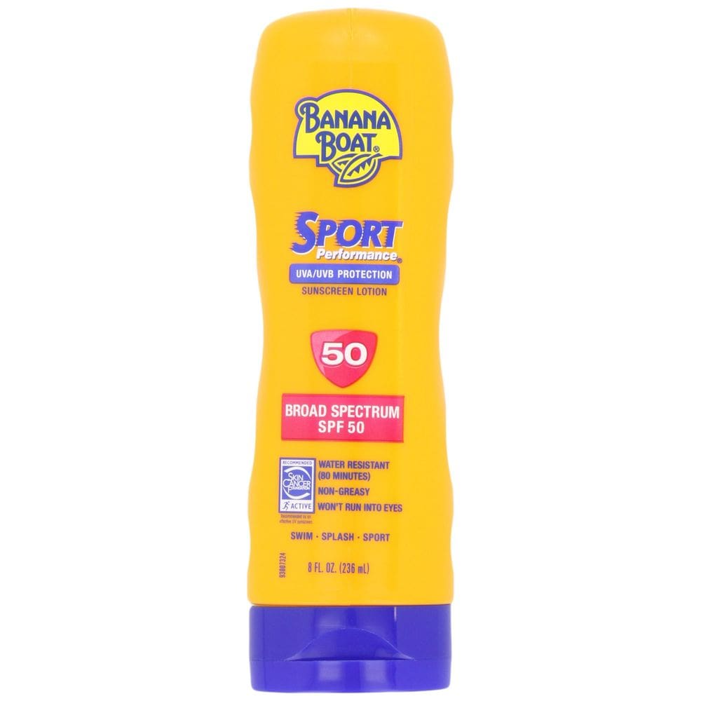 Protetor solar Banana Boat Sport Performance SPF 50 240 ml (pacote com 2)