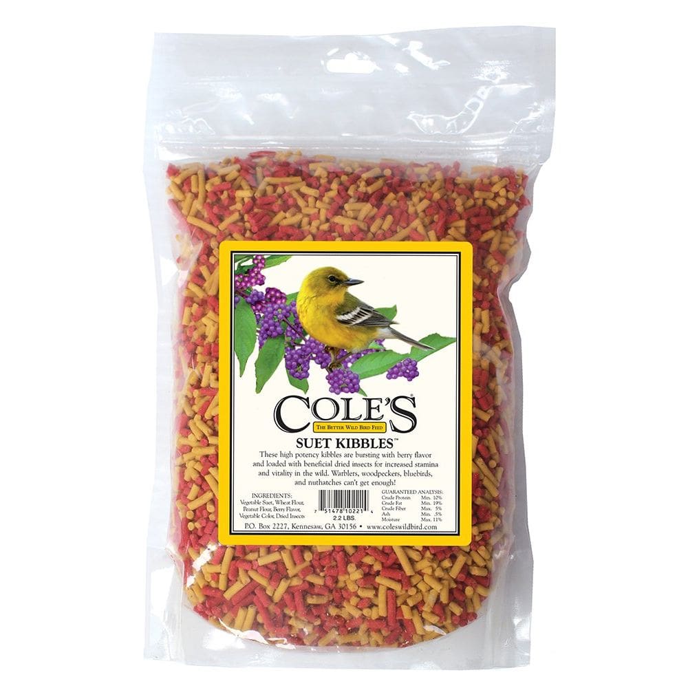 Comida para pássaros COLE`S SKLG Suet Kibbles 1 kg de alto teor de proteína