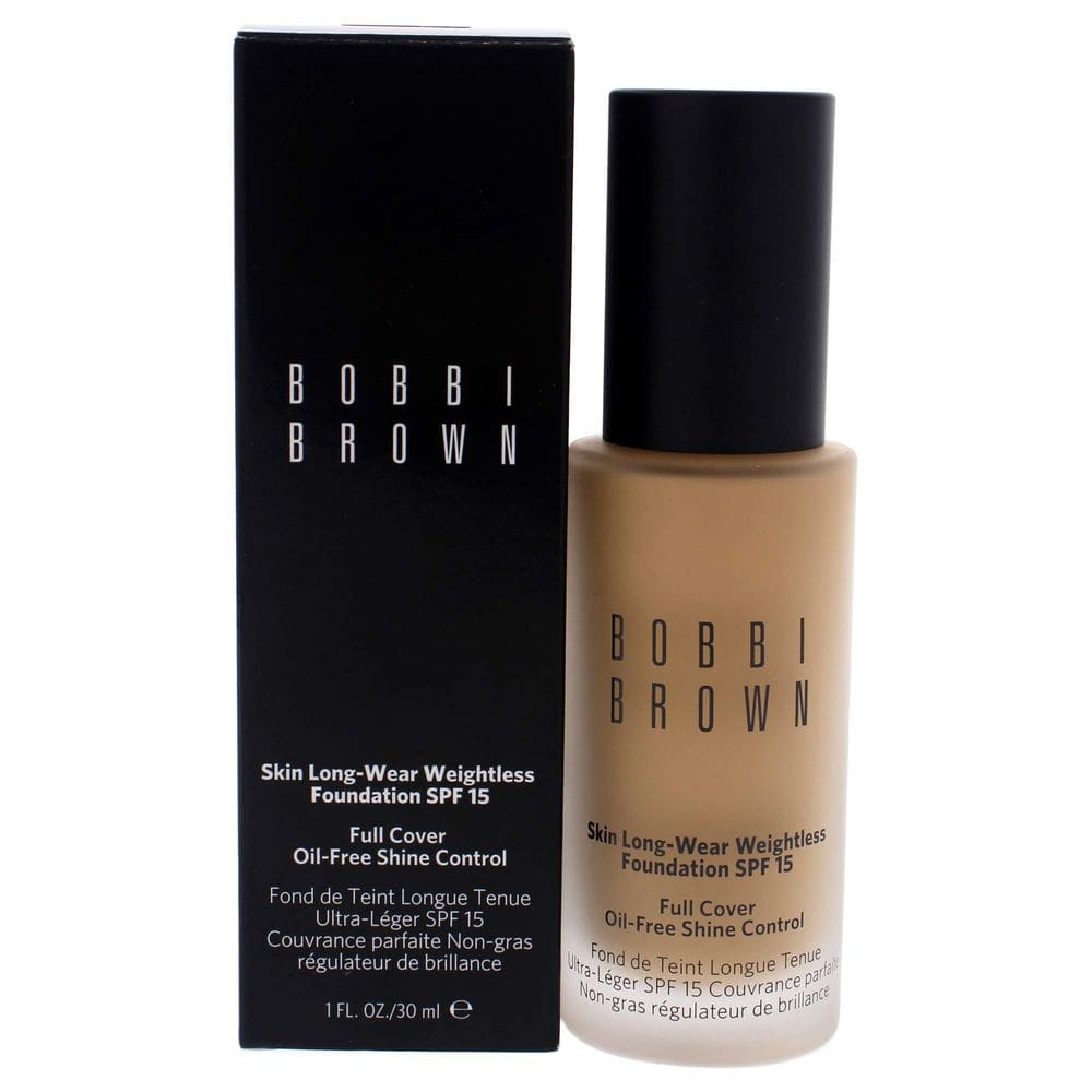 Foundation Bobbi Brown Skin Longwear, leve, bronzeado natural