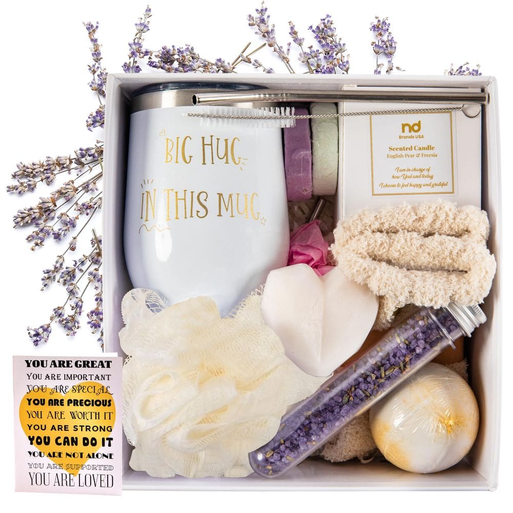Conjunto de presentes Self Care ND Brands USA para mulheres com itens de spa e cuidados